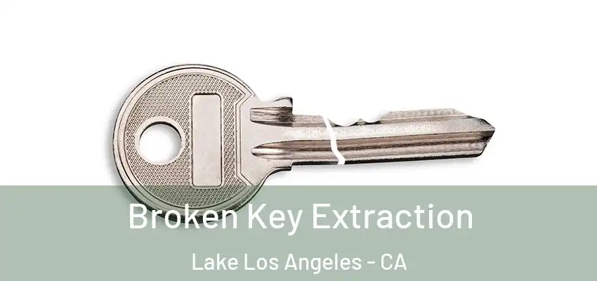  Broken Key Extraction Lake Los Angeles - CA